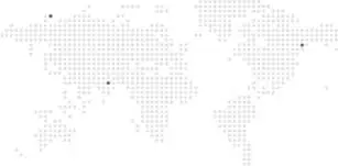 Map image demonstrating Almighty Coir's global reach and export capabilities.