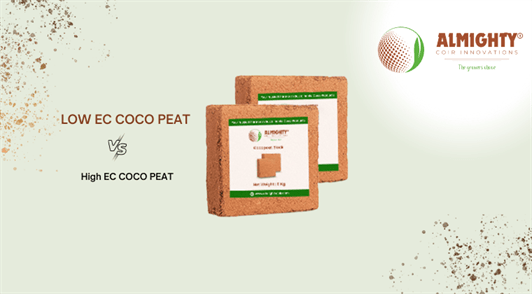 Difference Between Low EC Coco peat and High EC Coco peat