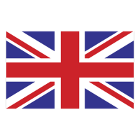 The image shows the flag of the United Kingdom, featuring a red cross with white borders on a blue field, overlaid with a red diagonal cross also bordered in white.