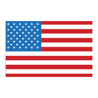 The image shows the flag of the United States, featuring 50 white stars on a blue field in the top left corner, and 13 horizontal stripes alternating red and white.