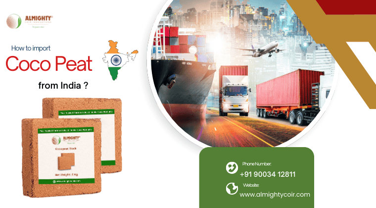 How to Import Coco Peat from India