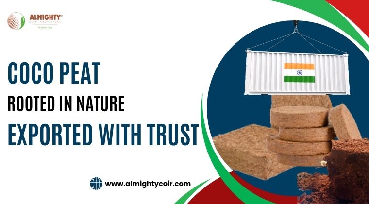 Rooted in Nature, Exported with Trust – Cocopeat from India