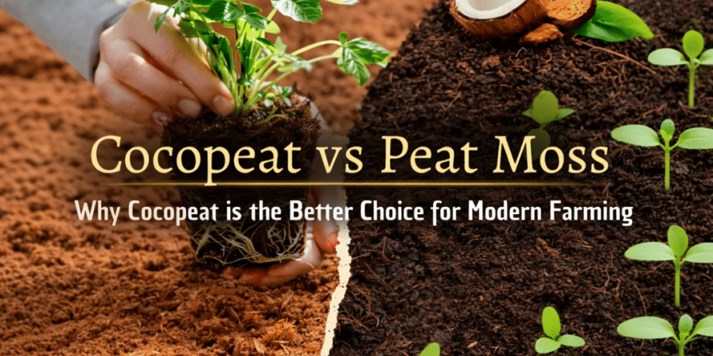 Coco peat vs Peat Moss — Why Cocopeat is the Better Choice for Modern Farming